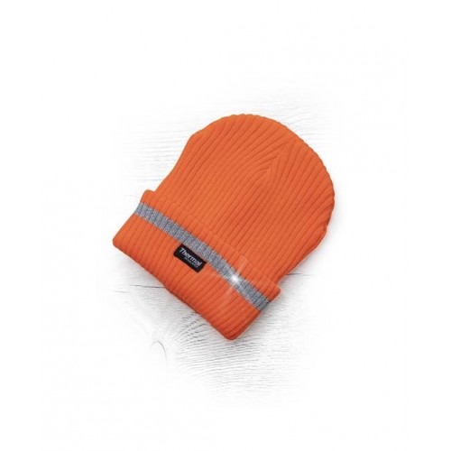 Zimná čiapka ARDON pletená + flísová podšívka hi-viz SPARK oranžová